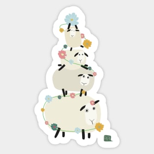 spring sheep Sticker